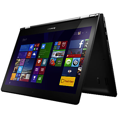 Lenovo Yoga 500 14  Convertible Laptop, AMD A8, 8GB RAM, 1TB, 14  Touch Screen Black